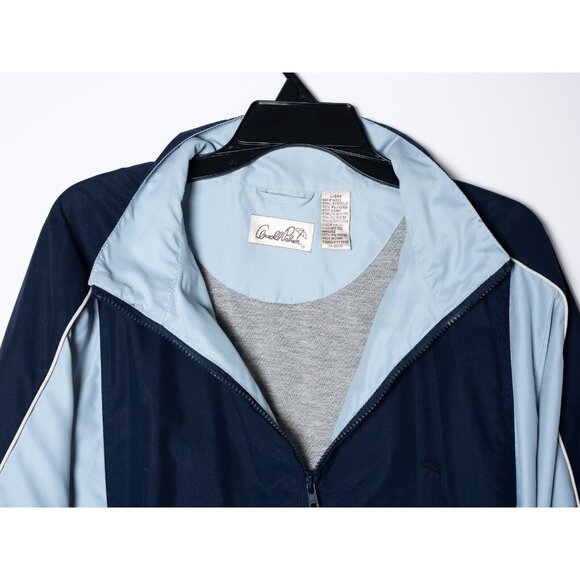 Arnold Palmer Men's Large 44 Bomber Jacket Casual Golf Windbreaker Navy Blue - Picture 5 of 6